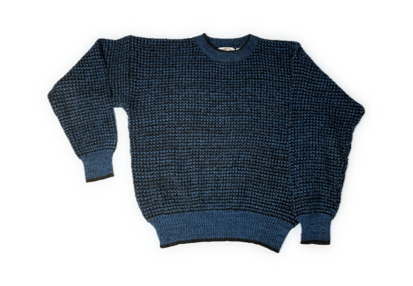 Midwest Traders Knit Sweater Black and Blue