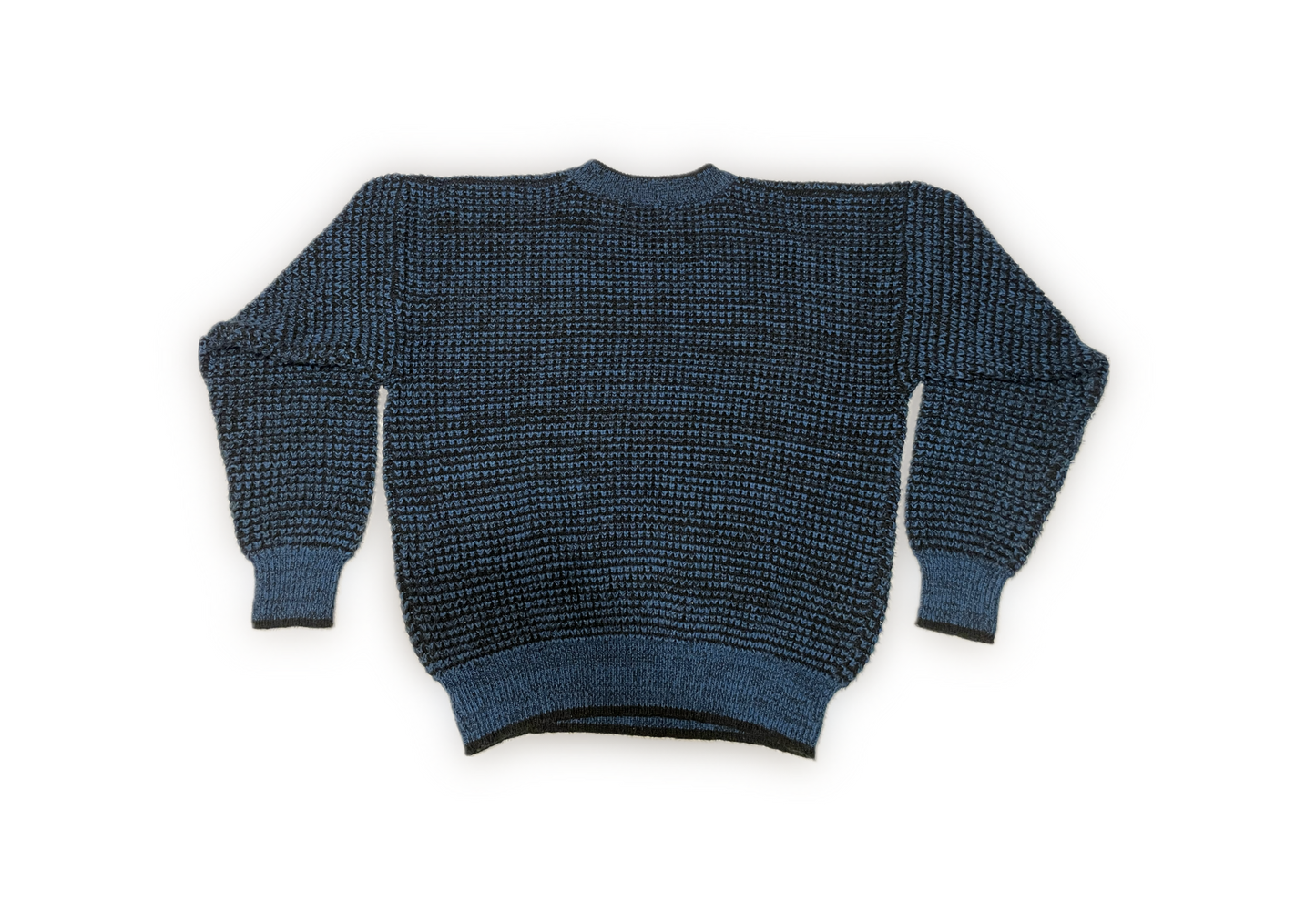 Midwest Traders Knit Sweater Black and Blue