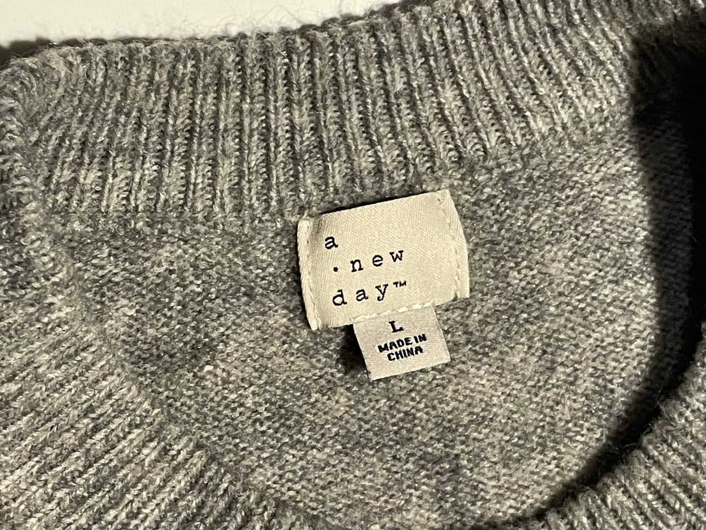 Grey Crewneck Sweater